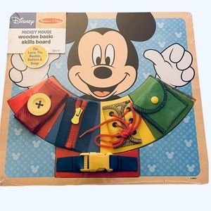 Melissa & Doug Disney Mickey Wood Skills Board
